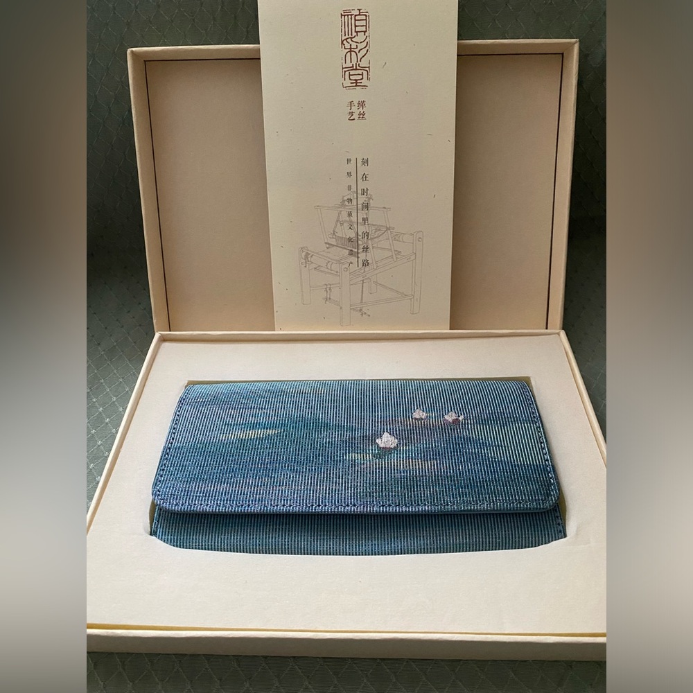 Elegant Handwoven Silk Wallet